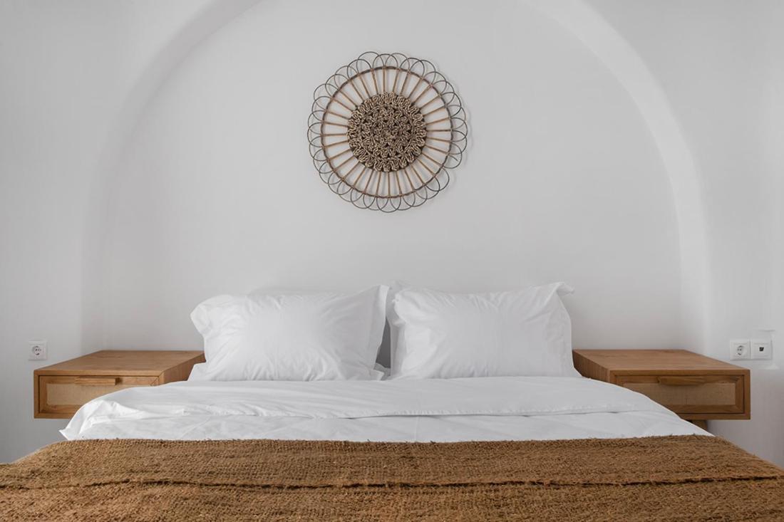 Mykonian Style W Shared Pool Houses & Nighttime Security Guard Ornos  Exterior photo