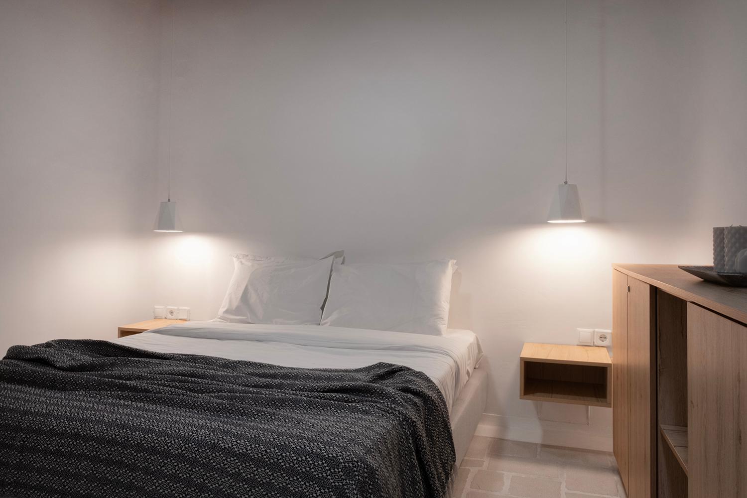 Mykonian Style W Shared Pool Houses & Nighttime Security Guard Ornos  Room photo